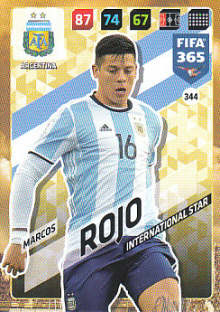 Marcos Rojo Argentina 2018 FIFA 365 International Star #344
